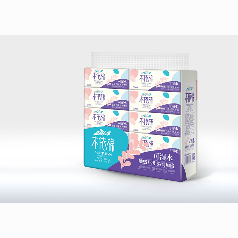 木依棉抽纸3000张/10包可湿水